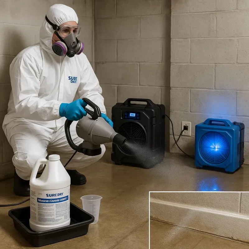 Sanitization and Odor Removal process in Saticoy, CA